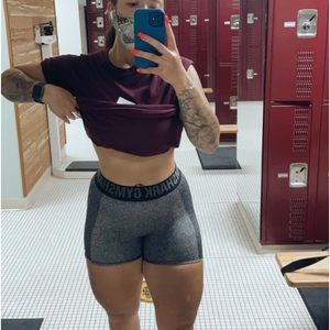 3 pairs of Gymshark workout/exercise shorts.